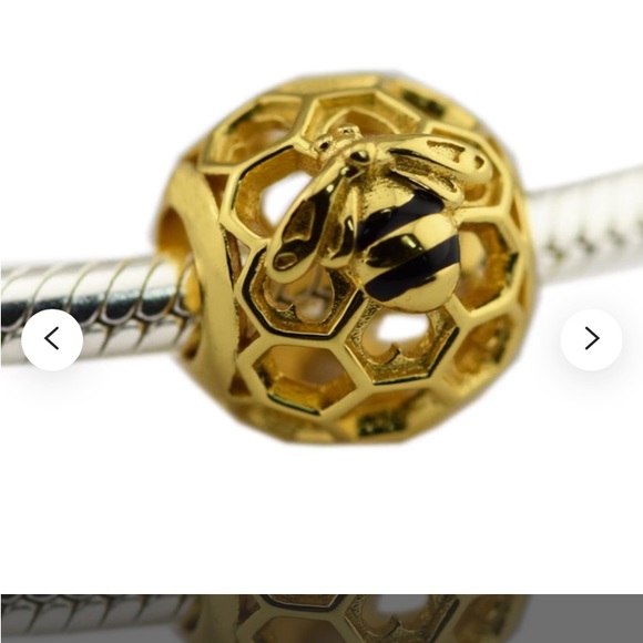 💛🐝🍯💛Honeybee and Honey Charm Fits All Pandora Bracelets💛🍯🐝💛 - Picture 4 of 4